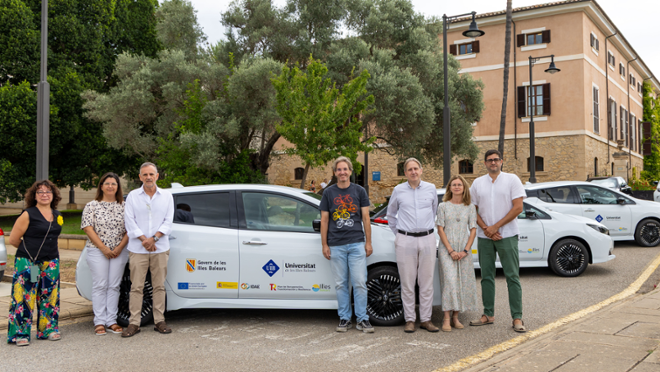 La UIB incorpora tres vehicles elctrics amb tecnologia V2G | Foto: A.COSTA/UIB