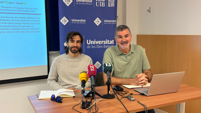 Roda informativa per presentar un estudi sobre la prdua d'aigua als embassaments d'Espanya
